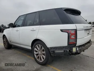 2016 Land Rover Range Rover HSE with VIN SALGS2VF1GA285127, listed as a Copart auction lot 59566225 with 128,567 mi miles and Salvage title. Bid and sale history available at DreamBid. Image 2.
