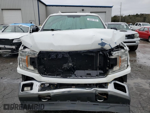 2018 Ford F-150 XL with VIN 1FTEW1EP3JFD25837, listed as a Copart auction lot 48391955 with 120,636 mi miles and Salvage Title. Bid and sale history available at carsss.com. Image 5.