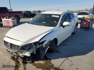 2017 Mazda Mazda6 Sport with VIN JM1GL1U52H1134385, listed as a Copart auction lot 85305324 with 0 mi miles and Salvage Title. Bid and sale history available at carsss.com. Image 1.
