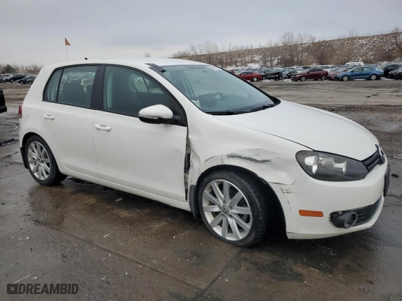 2011 Volkswagen Golf TDI with VIN WVWDM7AJ9BW343668, listed as a Copart auction lot 45813765 with 86,490 mi miles and Salvage Title. Bid and sale history available at carsss.com. Image 4.