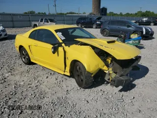 2003 Ford Mustang Standard with VIN 1FAFP404X3F345009, listed as a Copart auction lot 53481815 with 160,997 mi miles and Salvage title. Bid and sale history available at DreamBid. Image 4.