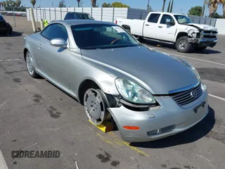 2002 Lexus SC 430 z VIN JTHFN48Y820024027, wystawiony jako IAAI lot #42289137 z przebiegiem 146 635 mil mil oraz . Historia ofert i sprzedaży dostępna na DreamBid. Obrazek 1.