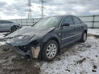 2002 Volkswagen Passat GLS with VIN WVWPD63BX2E396477, listed as a Copart auction lot 42934125 with 175,104 mi miles and Salvage Title. Bid and sale history available at carsss.com. Image 1.