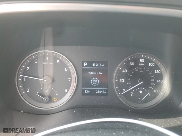 2020 Hyundai Tucson SEL with VIN KM8J3CAL5LU157408, listed as a Copart auction lot 68750294 with 25,641 mi miles and Non Repairable. Bid and sale history available at carsss.com. Image 9.