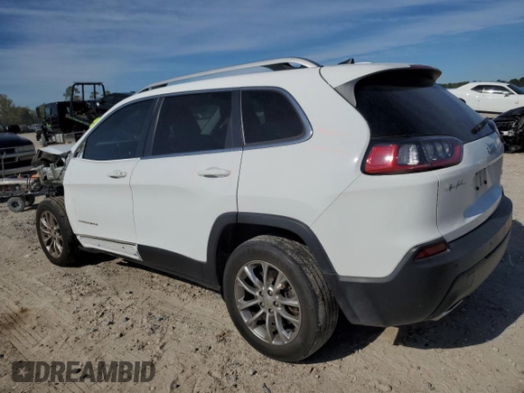 2021 Jeep Cherokee Latitude Lux z VIN 1C4PJLMX3MD208120, wystawiony jako Copart lot #82876754 z przebiegiem 63 882 mil mil oraz Szkoda całkowita • Salvage title. Historia ofert i sprzedaży dostępna na DreamBid. Obrazek 2.