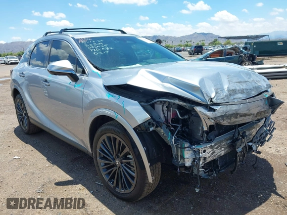 2025 Lexus RX 350 с VIN 2T2BAMBA3SC056425, выставлен на аукционе IAAI как лот 42394984 с пробегом 7 369 миль миль и . История ставок и продаж доступна на DreamBid. Изображение 1.