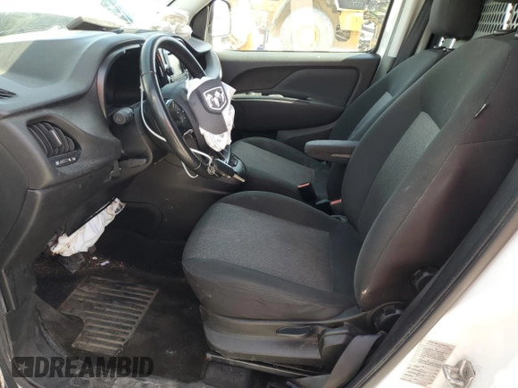 2016 Ram ProMaster City Cargo Tradesman SLT with VIN ZFBERFBT0G6B00196, listed as a Copart auction lot 51330705 with 164,887 mi miles and Salvage Title. Bid and sale history available at DreamBid. Image 7.