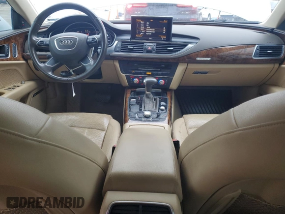 2014 Audi A7 Prestige with VIN WAU2GAFC2EN139596, listed as a Copart auction lot 51679715 with 115,355 mi miles and Salvage title. Bid and sale history available at DreamBid. Image 8.