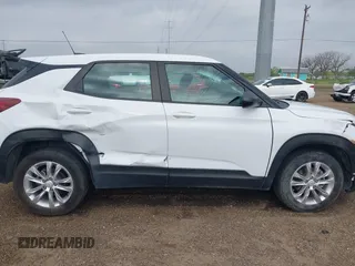 2021 Chevrolet TrailBlazer LS with VIN KL79MMS25MB164174, listed as a IAAI auction lot 41901665 with 46,446 mi miles and . Bid and sale history available at DreamBid. Image 13.