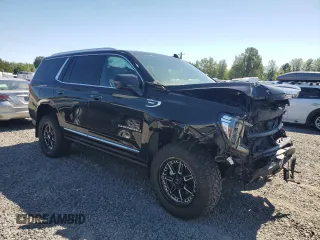 2023 GMC Yukon Denali with VIN 1GKS2DKT9PR158736, listed as a Copart auction lot 69765034 with 22,042 mi miles and Salvage Title. Bid and sale history available at carsss.com. Image 4.