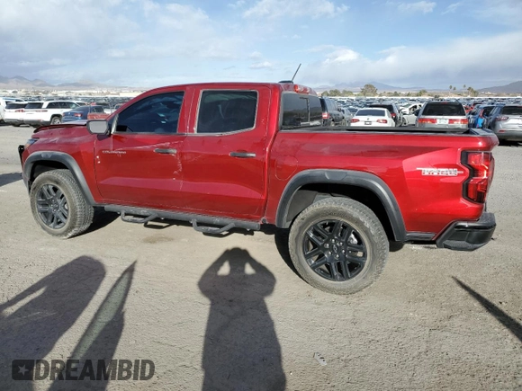 2023 Chevrolet Colorado 4WD Trail Boss with VIN 1GCPTEEK6P1162247, listed as a Copart auction lot 47773205 with 13,133 mi miles and Salvage Title. Bid and sale history available at carsss.com. Image 2.