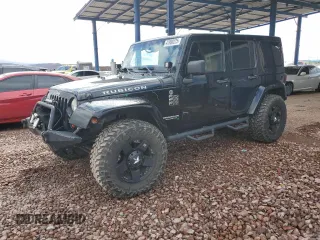 2013 Jeep Wrangler Unlimited Rubicon with VIN 1C4BJWFG5DL526884, listed as a Copart auction lot 47800225 with 112,207 mi miles and Salvage Title. Bid and sale history available at carsss.com. Image 1.