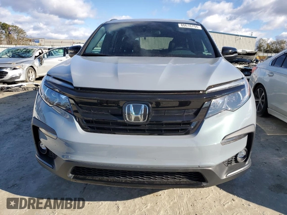 2022 Honda Pilot Sport with VIN 5FNYF6H30NB104015, listed as a Copart auction lot 80616794 with 17,647 mi miles and Clean Title. Bid and sale history available at DreamBid. Image 5.