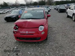 2012 FIAT 500 Pop z VIN 3C3CFFAR0CT381257, wystawiony jako Copart lot #50094125 z przebiegiem 95 282 mil mil oraz Czysty tytuł • Clean title. Historia ofert i sprzedaży dostępna na DreamBid. Obrazek 10.