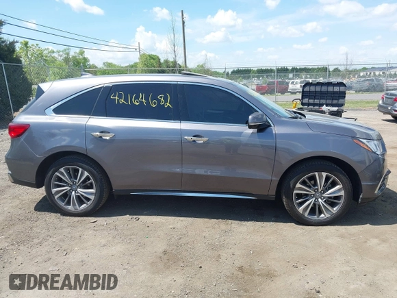 2018 Acura MDX Technology with VIN 5J8YD4H58JL029259, listed as a IAAI auction lot 42164682 with 53,500 mi miles and . Bid and sale history available at DreamBid. Image 13.