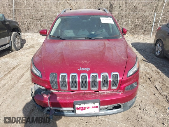 2017 Jeep Cherokee Limited with VIN 1C4PJMDB8HW512130, listed as a IAAI auction lot 41708722 with 88,943 mi miles and . Bid and sale history available at DreamBid. Image 17.