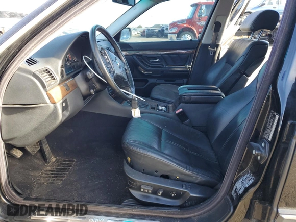 1999 BMW 7 Series 740il with VIN WBAGH833XXDP05481, listed as a Copart auction lot 85510534 with 159,680 mi miles and Salvage Title. Bid and sale history available at carsss.com. Image 7.