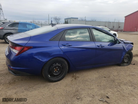 2021 Hyundai Elantra SEL with VIN KMHLM4AG9MU171764, listed as a Copart auction lot 89169465 with 85,235 mi miles and Salvage Title. Bid and sale history available at carsss.com. Image 3.