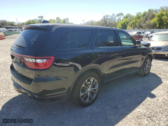 2020 Dodge Durango GT Plus with VIN 1C4RDHDG7LC296526, listed as a Copart auction lot 49438685 with 93,831 mi miles and Non Repairable. Bid and sale history available at carsss.com. Image 3.