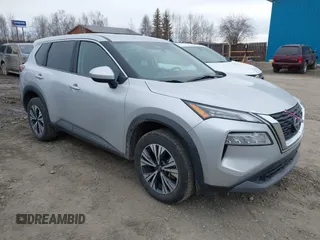 2023 Nissan Rogue SV with VIN 5N1BT3BB6PC792126, listed as a IAAI auction lot 42162941 with 43,499 mi miles. Bid and sale history available at carsss.com. Image 1.