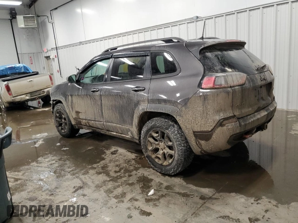 2019 Jeep Cherokee Trailhawk Elite with VIN 1C4PJMBX4KD138598, listed as a Copart auction lot 45204255 with 135,557 mi miles and Salvage Title. Bid and sale history available at carsss.com. Image 2.