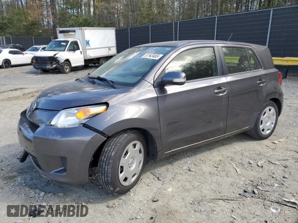 2013 Scion xD with VIN JTKKUPB40D1029237, listed as a Copart auction lot 51348465 with 167,489 mi miles and Salvage Title. Bid and sale history available at carsss.com. Image 1.