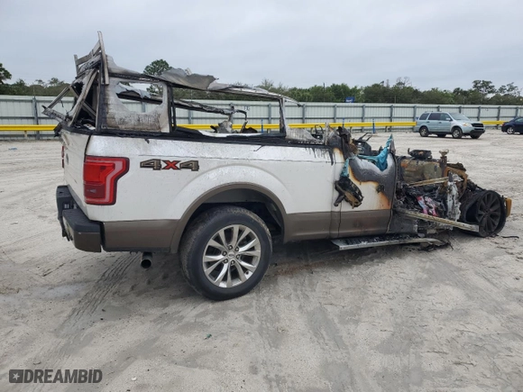 2015 Ford F-150 XLT with VIN 1FTFX1EG6FKD53664, listed as a Copart auction lot 89298705 with 0 mi miles and Non Repairable. Bid and sale history available at carsss.com. Image 3.