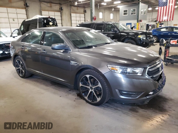 2015 Ford Taurus SEL with VIN 1FAHP2E81FG167546, listed as a Copart auction lot 49114795 with 185,587 mi miles and Salvage Title. Bid and sale history available at carsss.com. Image 4.