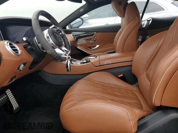 2018 Mercedes-Benz S 63 AMG with VIN WDDXJ8JB4JA034163, listed as a Copart auction lot 74268564 with Not Provided miles and Salvage Title. Bid and sale history available at DreamBid. Image 7.