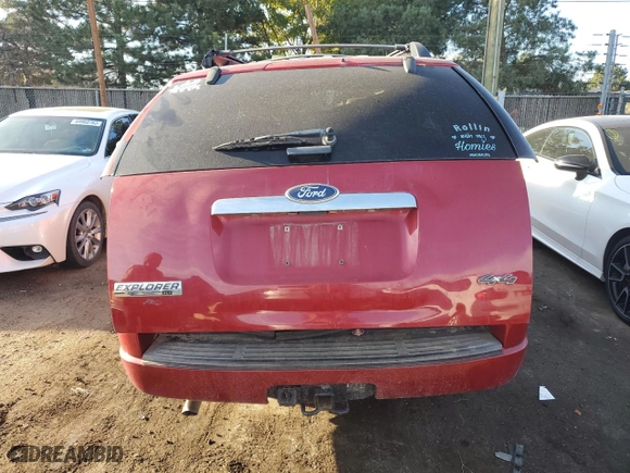 2010 Ford Explorer XLT with VIN 1FMEU7DE0AUA86005, listed as a Copart auction lot 69973643 with 0 mi miles and Salvage Title. Bid and sale history available at carsss.com. Image 6.