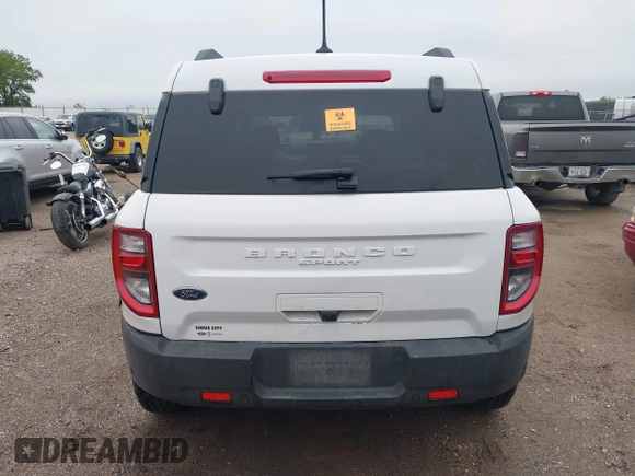 2023 Ford Bronco Sport Outer Banks with VIN 3FMCR9C6XPRE28168, listed as a IAAI auction lot 42311113 with 41,909 mi miles and . Bid and sale history available at DreamBid. Image 16.