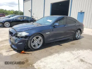 2015 BMW 5 Series 535i z VIN WBA5B1C53FD920751, wystawiony jako Copart lot #55918065 z przebiegiem 84 067 mil mil oraz Szkoda całkowita • Salvage title. Historia ofert i sprzedaży dostępna na DreamBid. Obrazek 1.