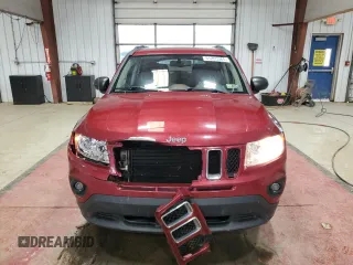 2012 Jeep Compass Latitude with VIN 1C4NJDEB5CD525069, listed as a Copart auction lot 51205565 with 178,534 mi miles and Salvage Title. Bid and sale history available at carsss.com. Image 5.