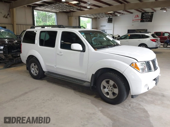 2007 Nissan Pathfinder S z VIN 5N1AR18U47C648842, wystawiony jako IAAI lot #42187700 z przebiegiem 199 209 mil mil oraz . Historia ofert i sprzedaży dostępna na DreamBid. Obrazek 1.