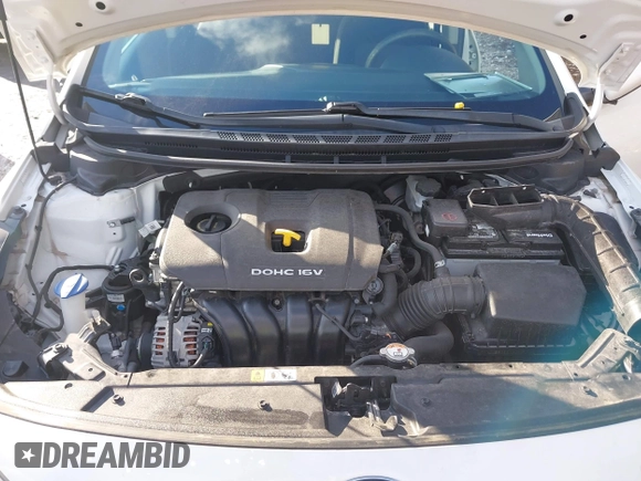 2017 Kia Forte LX with VIN 3KPFK4A77HE057175, listed as a IAAI auction lot 41232874 with 53,479 mi miles. Bid and sale history available at carsss.com. Image 10.