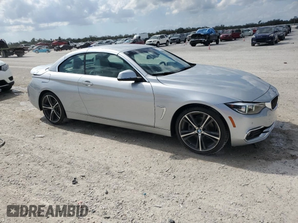 2019 BMW 4 Series 430i z VIN WBA4Z1C59KEE44231, wystawiony jako Copart lot #43372235 z przebiegiem 34 143 mil mil oraz Szkoda całkowita • Salvage title. Historia ofert i sprzedaży dostępna na DreamBid. Obrazek 4.