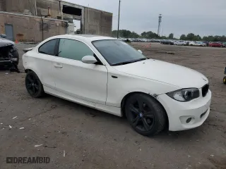 2012 BMW 1 Series 128i with VIN WBAUP7C5XCVP23565, listed as a Copart auction lot 54731544 with 154,786 mi miles and Salvage Title. Bid and sale history available at carsss.com. Image 4.