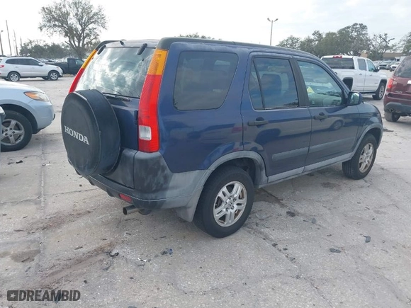 2003 Honda CR-V EX with VIN SHSRD77843U158226, listed as a IAAI auction lot 41491933 with 154,782 mi miles. Bid and sale history available at carsss.com. Image 4.