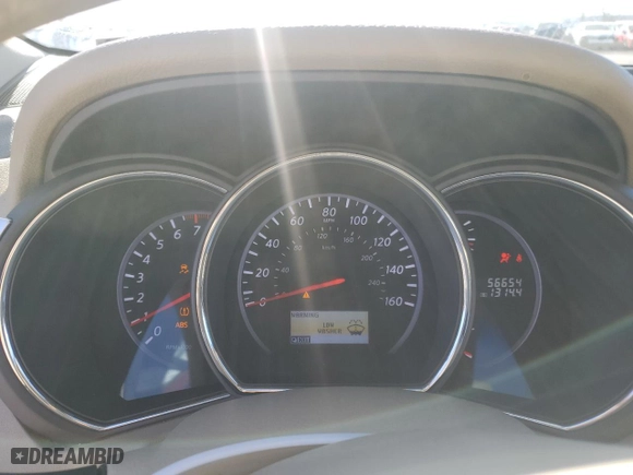 2012 Nissan Murano LE with VIN JN8AZ1MW6CW210025, listed as a Copart auction lot 50890535 with 56,654 mi miles and Salvage Title. Bid and sale history available at carsss.com. Image 9.