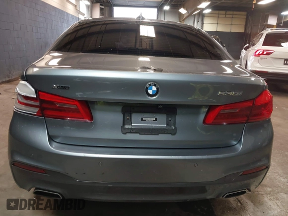 2019 BMW 5 Series 530i xDrive with VIN WBAJA7C54KG911943, listed as a IAAI auction lot 41708165 with 92,948 mi miles. Bid and sale history available at carsss.com. Image 16.