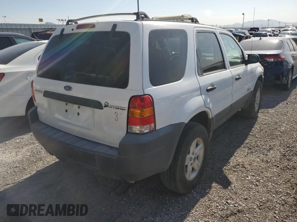 2006 Ford Escape Hybrid с VIN 1FMCU95H56KC36057, выставлен на аукционе Copart как лот 54802595 с пробегом 54 561 миль миль и Списание • Salvage title. История ставок и продаж доступна на DreamBid. Изображение 3.