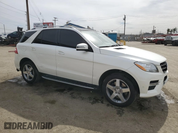 2013 Mercedes-Benz M 550 with VIN 4JGDA7DB5DA236934, listed as a Copart auction lot 46062985 with 98,768 mi miles and Salvage title. Bid and sale history available at DreamBid. Image 4.