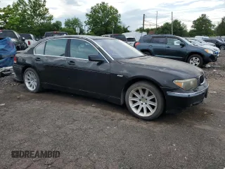 2002 BMW 7 Series 745Li with VIN WBAGN63432DR02989, listed as a Copart auction lot 63236514 with Not Provided miles and Clean Title. Bid and sale history available at carsss.com. Image 4.