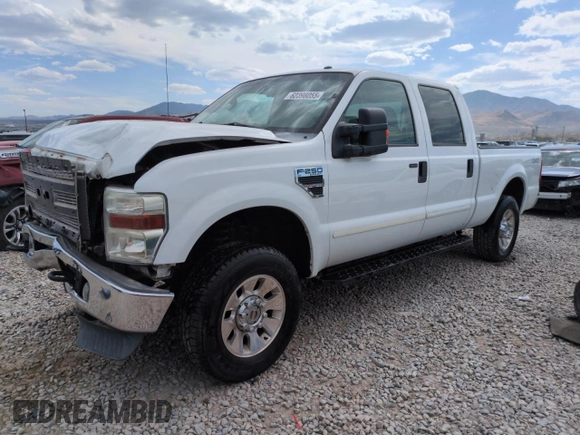 2010 Ford F-250 XL with VIN 1FTSW2B55AEA11379, listed as a Copart auction lot 62398055 with 155,397 mi miles and Salvage title. Bid and sale history available at DreamBid. Image 1.