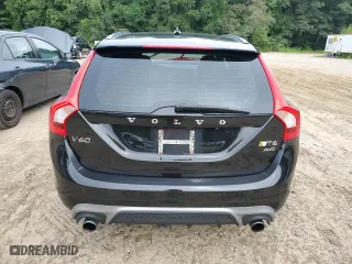 2017 Volvo V60 R-Design Platinum with VIN YV149MSS5H1369658, listed as a Copart auction lot 66592114 with 0 mi miles and Salvage Title. Bid and sale history available at carsss.com. Image 6.