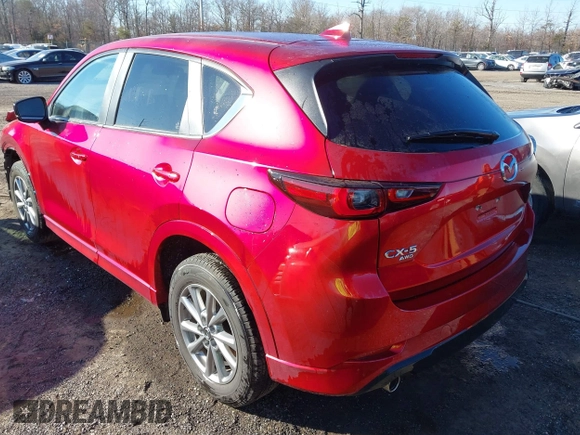 2024 Mazda CX-5 S Select with VIN JM3KFBBL7R0410809, listed as a IAAI auction lot 41607407 with 17,351 mi miles and . Bid and sale history available at carsss.com. Image 3.