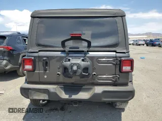 2018 Jeep Wrangler Unlimited Sport z VIN 1C4HJXDG3JW281306, wystawiony jako Copart lot #55326295 z przebiegiem 106 629 mil mil oraz Szkoda całkowita • Salvage title. Historia ofert i sprzedaży dostępna na DreamBid. Obrazek 6.