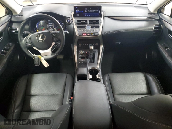 2019 Lexus NX 300h with VIN JTJBJRBZ9K2121314, listed as a Copart auction lot 57136075 with 56,744 mi miles and Salvage title. Bid and sale history available at DreamBid. Image 8.