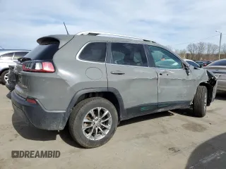 2020 Jeep Cherokee Latitude Plus with VIN 1C4PJMLBXLD617175, listed as a Copart auction lot 50235775 with 119,508 mi miles and Salvage Title. Bid and sale history available at DreamBid. Image 3.
