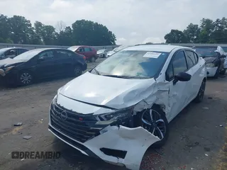 2025 Nissan Versa SR with VIN 3N1CN8FV5SL831230, listed as a IAAI auction lot 42289551 with 154 mi miles and . Bid and sale history available at DreamBid. Image 2.